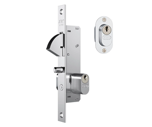 FECHADURA STAM P/ PORTA DE CORRER ESPELHO INOX 901 35067 - (CÓD. 13101)