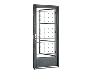 PORTA CRV AÇO POSTIGO GRADE ELO 80 X 215CM DIREITA (CÓD. 954226)