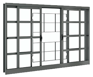 VITRO CRV DE AÇO CORRER C: GRADE QUAD