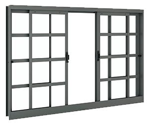 VITRO CRV DE AÇO CORRER S: GRADE