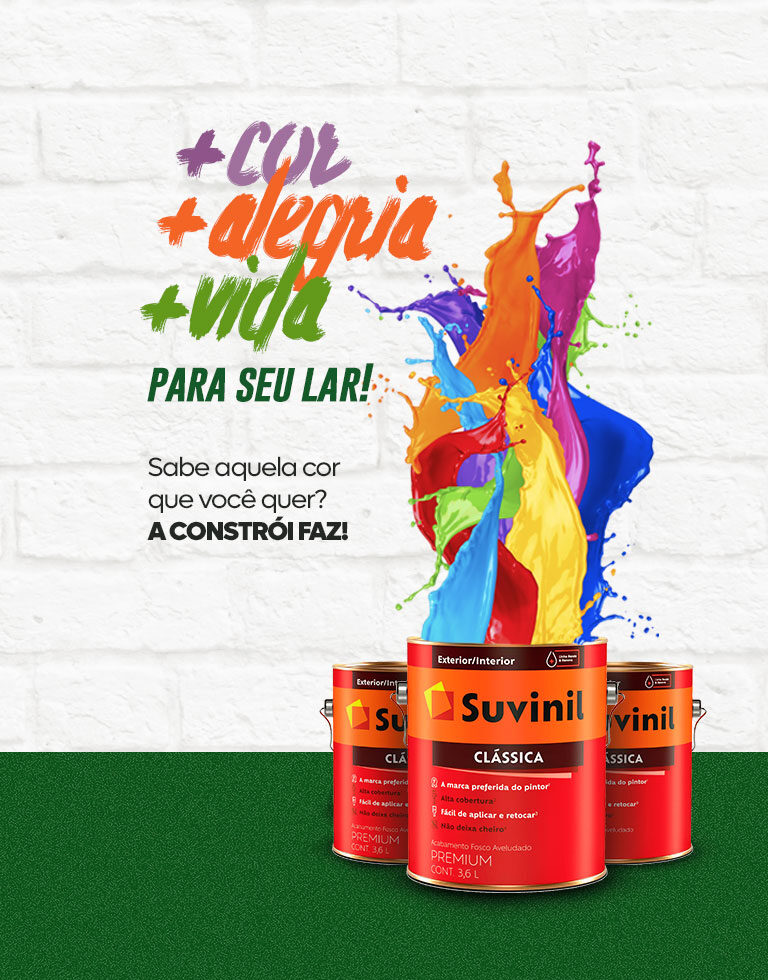 Constrói-Suvinil - Mais Cor